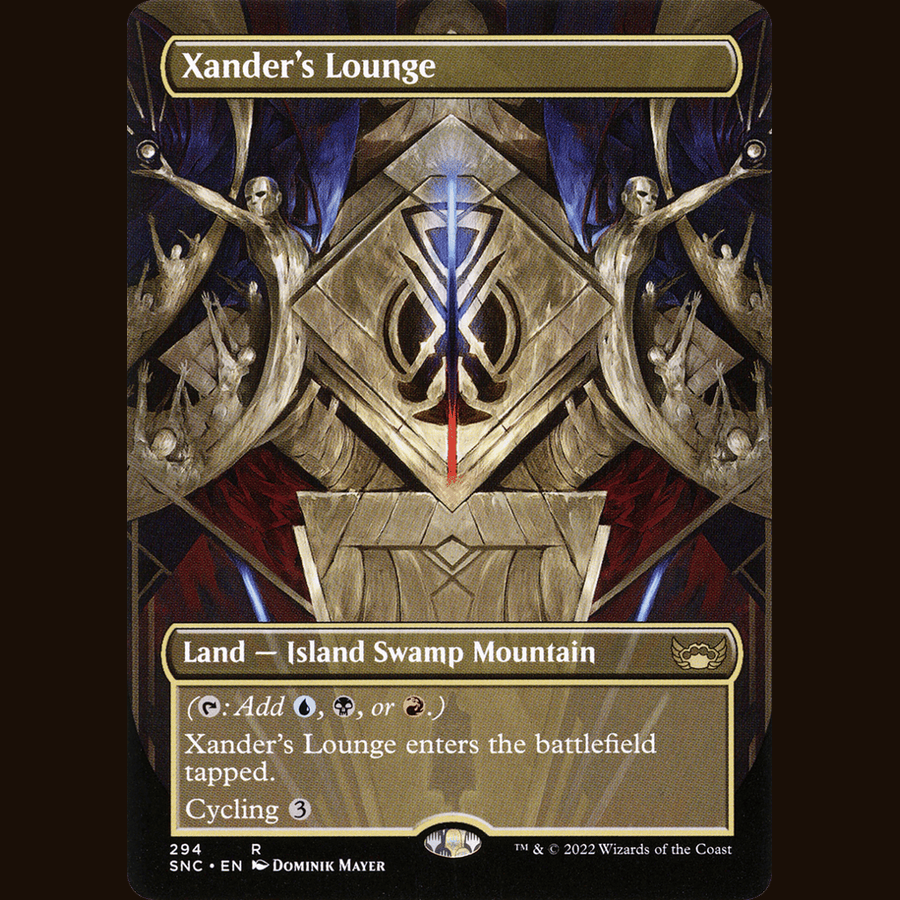 Xander's Lounge (Borderless) [Streets of New Capenna] full-card image