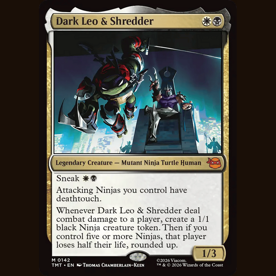 Dark Leo & Shredder [Teenage Mutant Ninja Turtles] full-card image