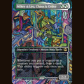 Mikey & Leo, Chaos & Order (Borderless) [Teenage Mutant Ninja Turtles] full-card image