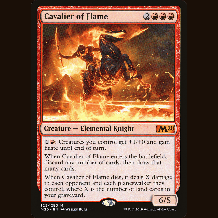 Cavalier of Flame [Core Set 2020] full-card image
