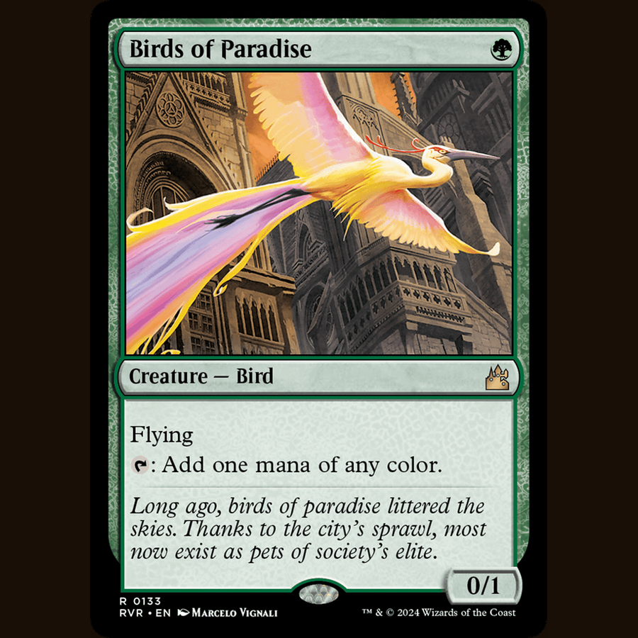 Birds of Paradise [Ravnica Remastered] full-card image