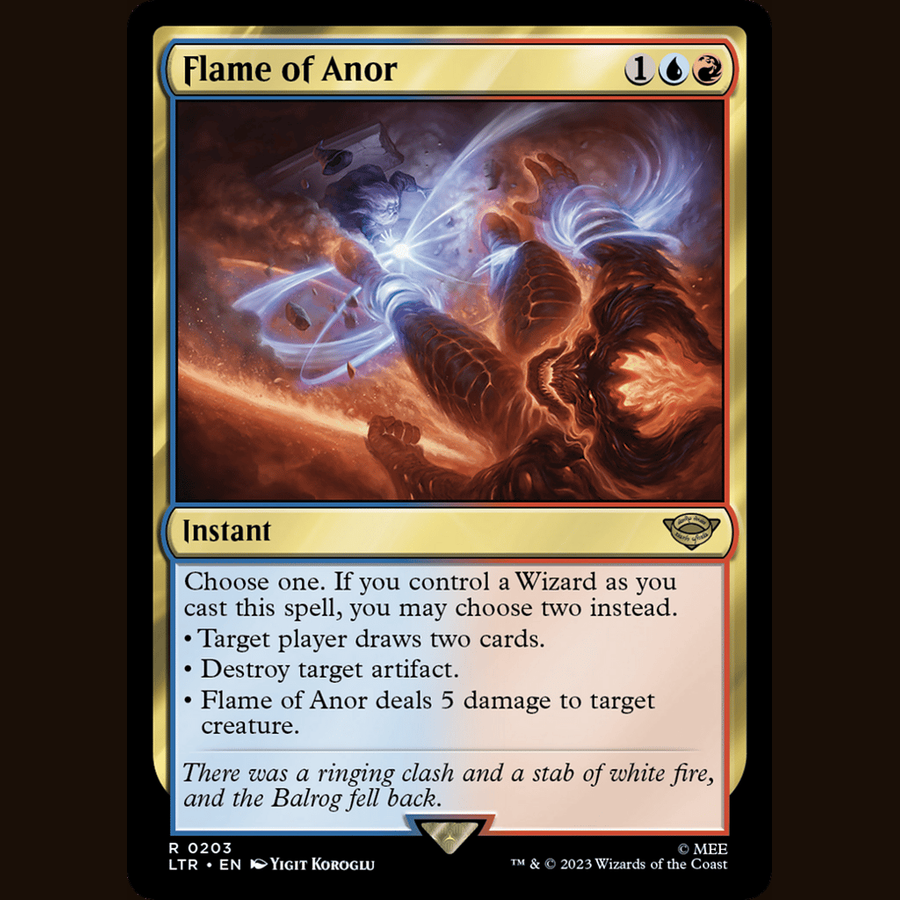 Flame of Anor [Universes Beyond: The Lord of the Rings: Tales of Middle-earth] full-card image