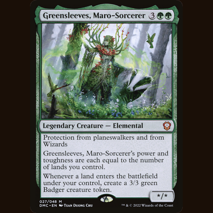 Greensleeves, Maro-Sorcerer [Commander: Dominaria United] full-card image