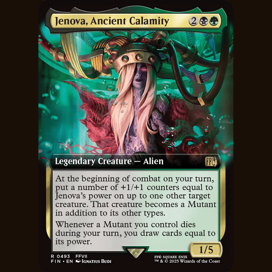 Jenova, Ancient Calamity (Extended Art) [Universes Beyond: FINAL FANTASY] full-card image