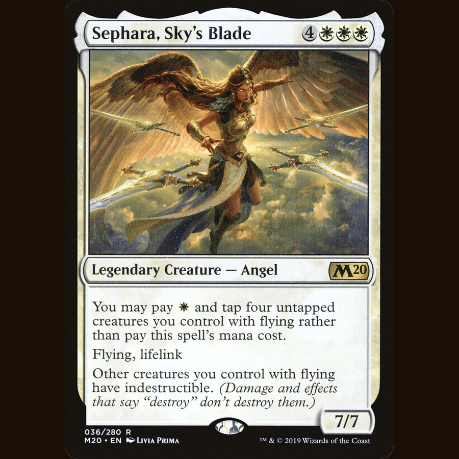 Sephara, Sky's Blade [Core Set 2020] full-card image
