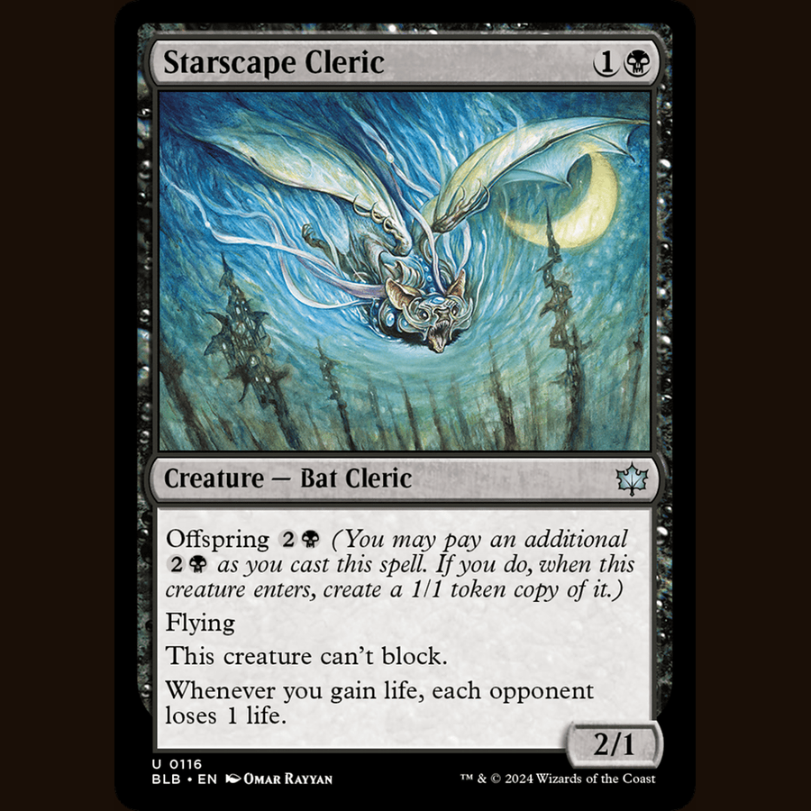 Starscape Cleric [Bloomburrow] full-card image