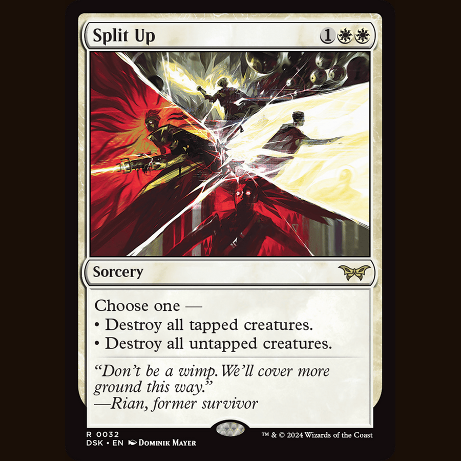Split Up [Duskmourn: House of Horror] full-card image