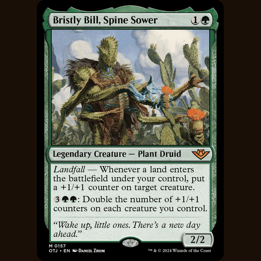 Bristly Bill, Spine Sower [Outlaws of Thunder Junction] full-card image