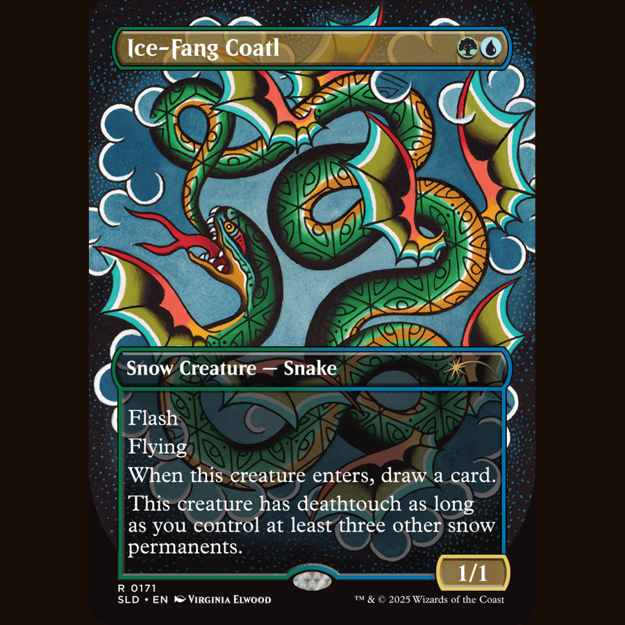 Ice-Fang Coatl (0171) (Rainbow Foil) [Secret Lair Drop Series] full-card image