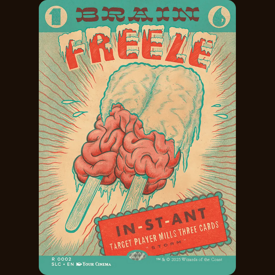 Brain Freeze [Secret Lair: 30th Anniversary Countdown Kit] SLC #2 full-card image