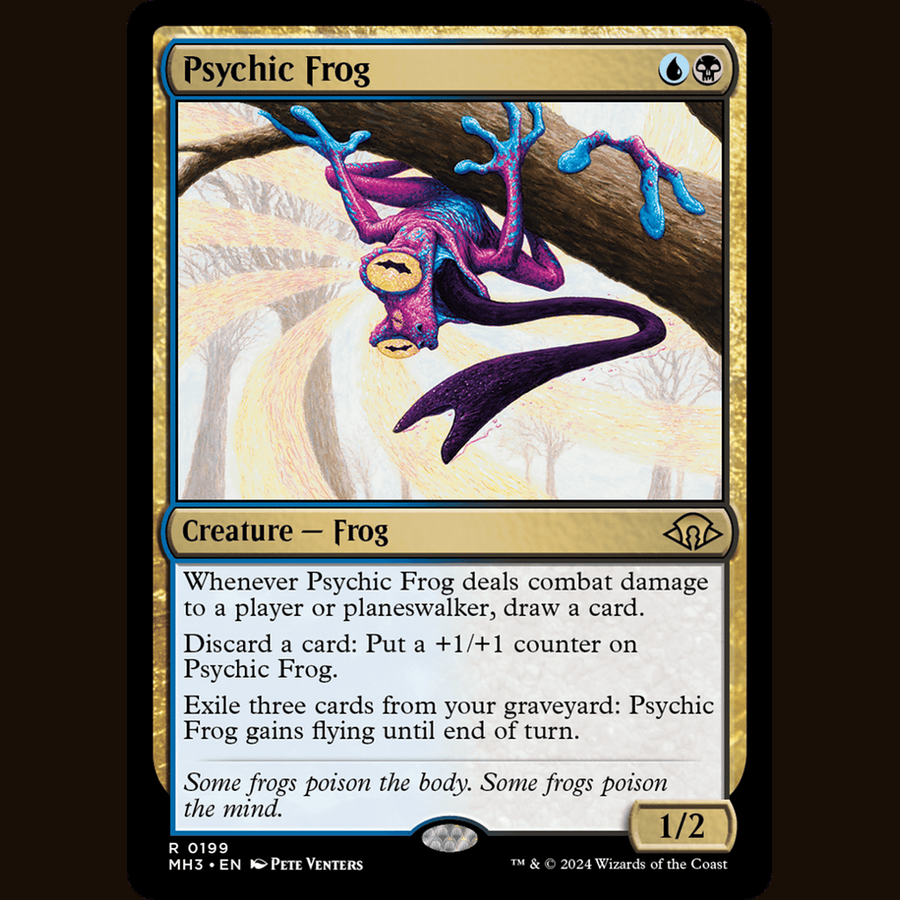 Psychic Frog [Modern Horizons 3] full-card image