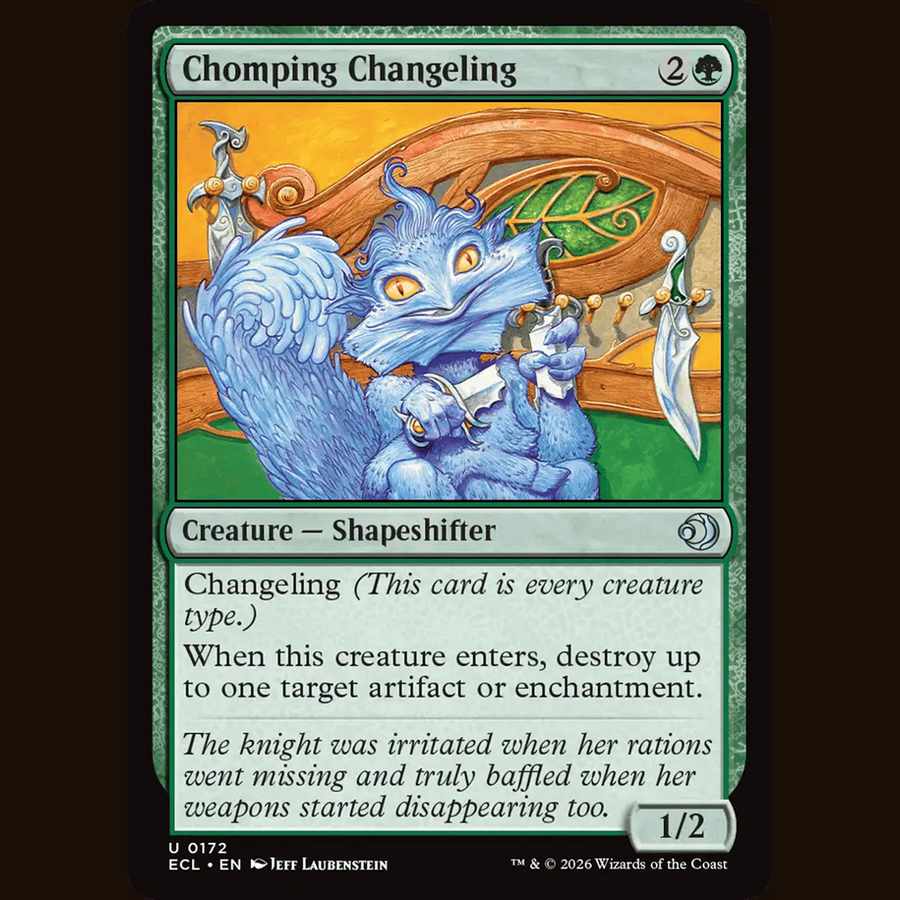Chomping Changeling [Lorwyn Eclipsed] full-card image