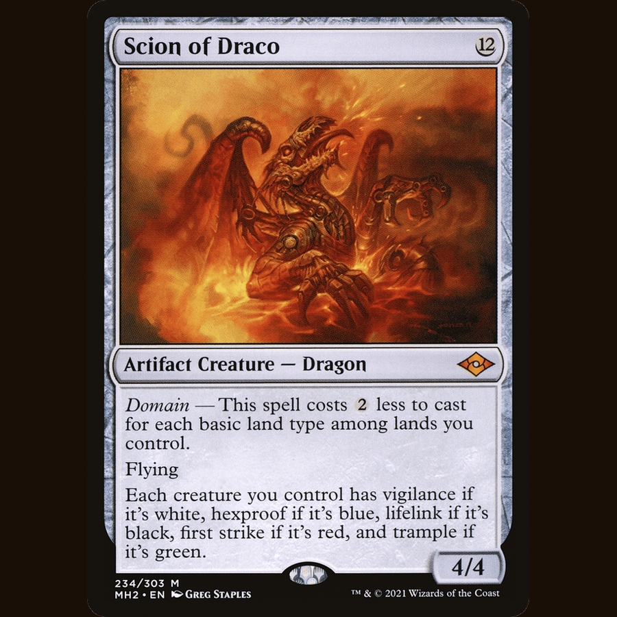 Scion of Draco [Modern Horizons 2] full-card image