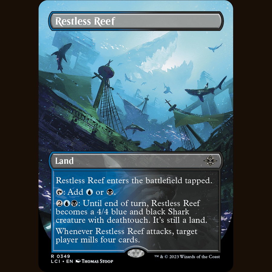 Restless Reef (Borderless) [The Lost Caverns of Ixalan] full-card image