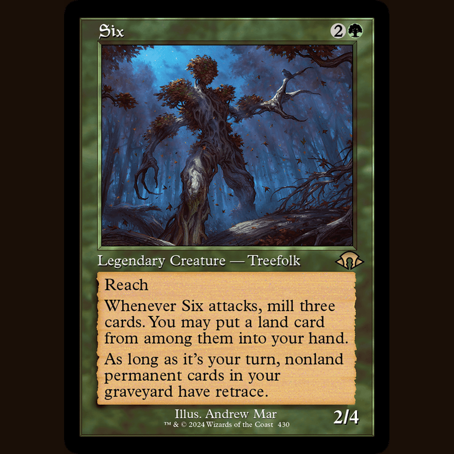Six (Retro Frame) [Modern Horizons 3] full-card image