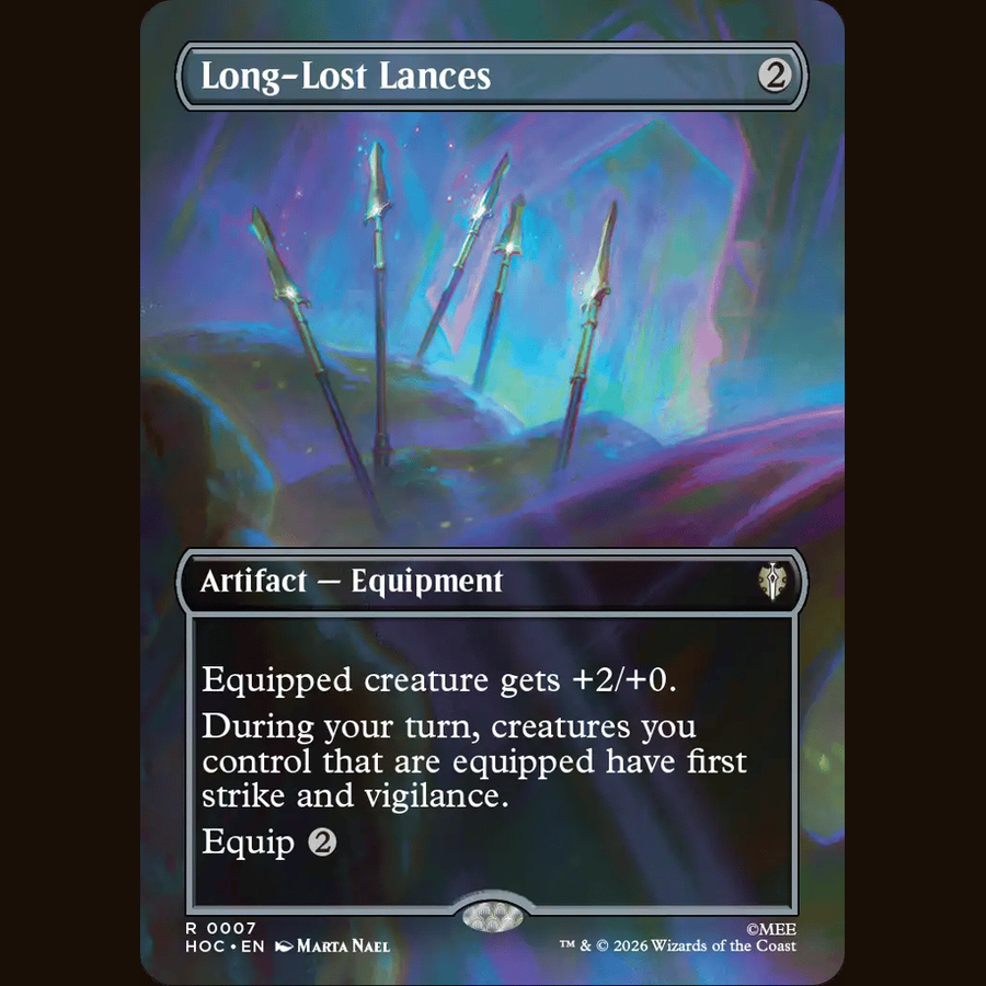 Long-Lost Lances (Borderless) [The Hobbit: Eternal-Legal] HOC #7 full-card image