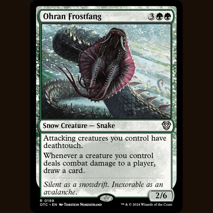 Ohran Frostfang [Commander: Outlaws of Thunder Junction] full-card image