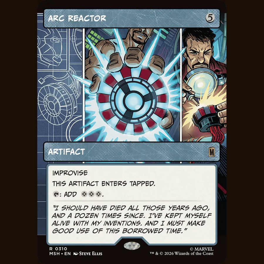 Arc Reactor (Borderless) [Marvel Super Heroes] full-card image