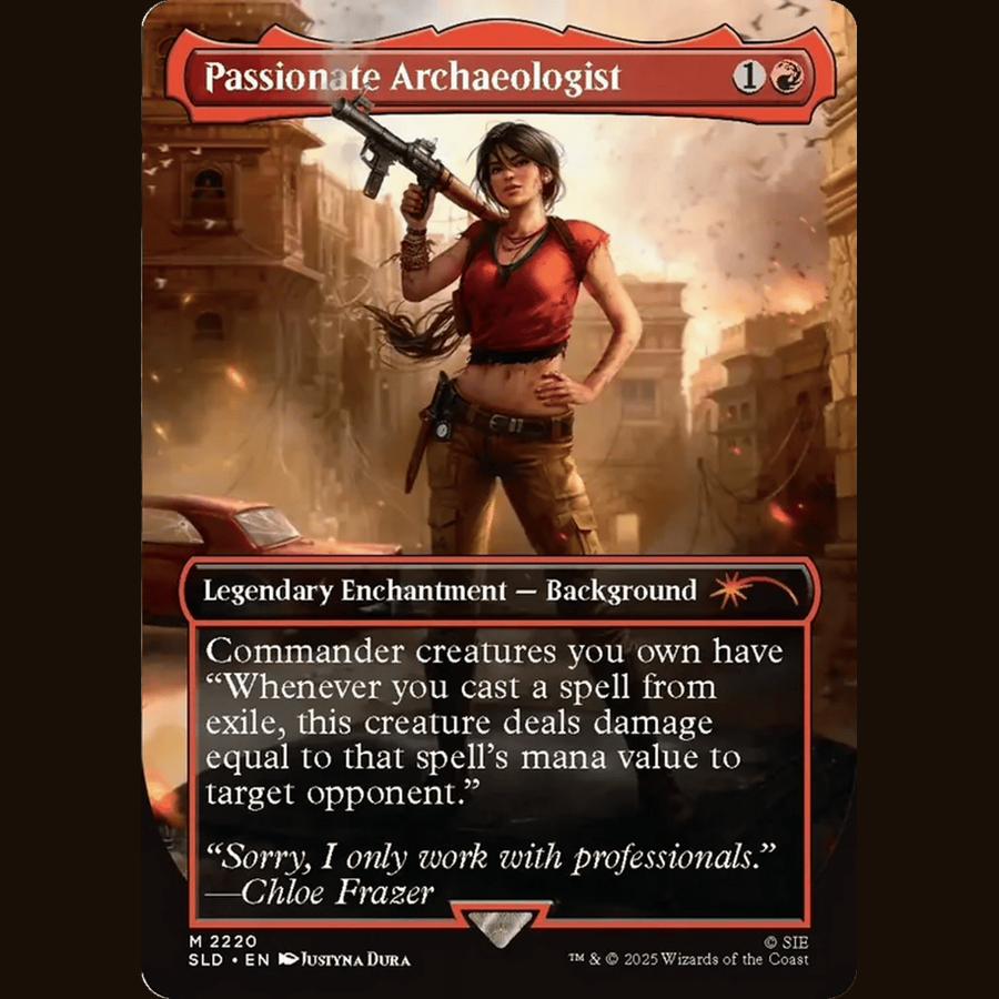 Passionate Archaeologist (Rainbow Foil) [Secret Lair Drop Series] full-card image