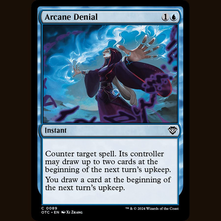 Arcane Denial [Commander: Outlaws of Thunder Junction] full-card image