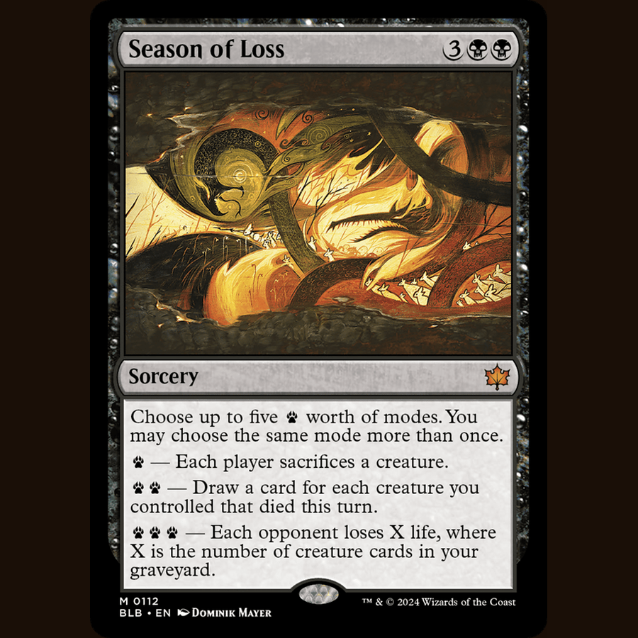 Season of Loss [Bloomburrow] full-card image