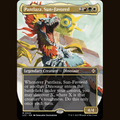 Pantlaza, Sun-Favored (Borderless) [Commander: The Lost Caverns of Ixalan] full-card image