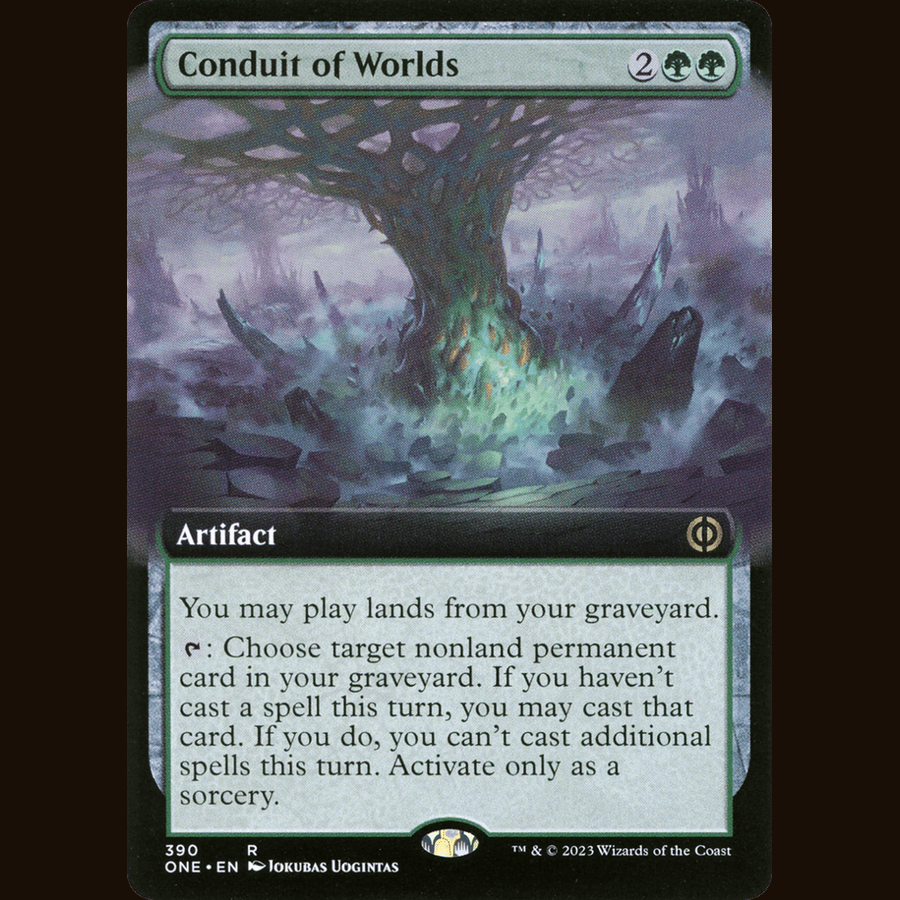 Conduit of Worlds (Extended Art) [Phyrexia: All Will Be One] full-card image