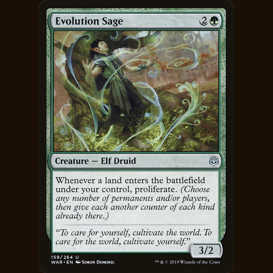 Evolution Sage [War of the Spark] full-card image