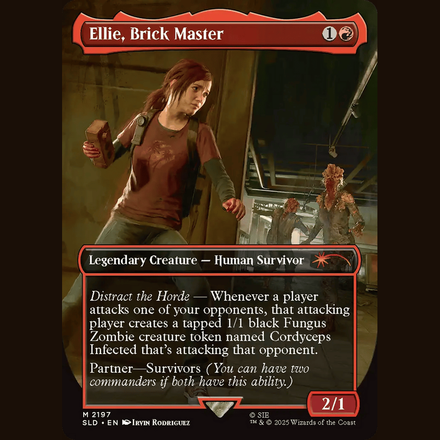 Ellie, Brick Master (Rainbow Foil) [Secret Lair Drop Series] full-card image