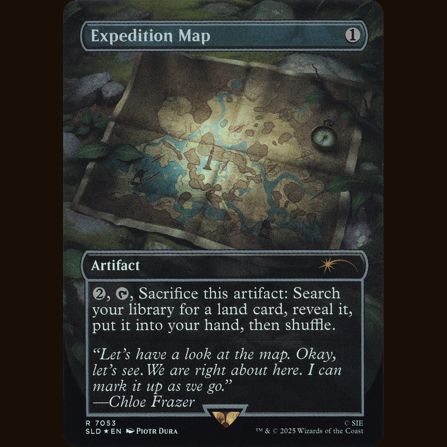Expedition Map (Rainbow Foil) [Secret Lair Drop Series] full-card image