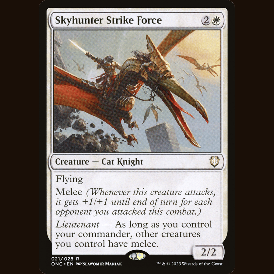 Skyhunter Strike Force [Commander: Phyrexia: All Will Be One] full-card image