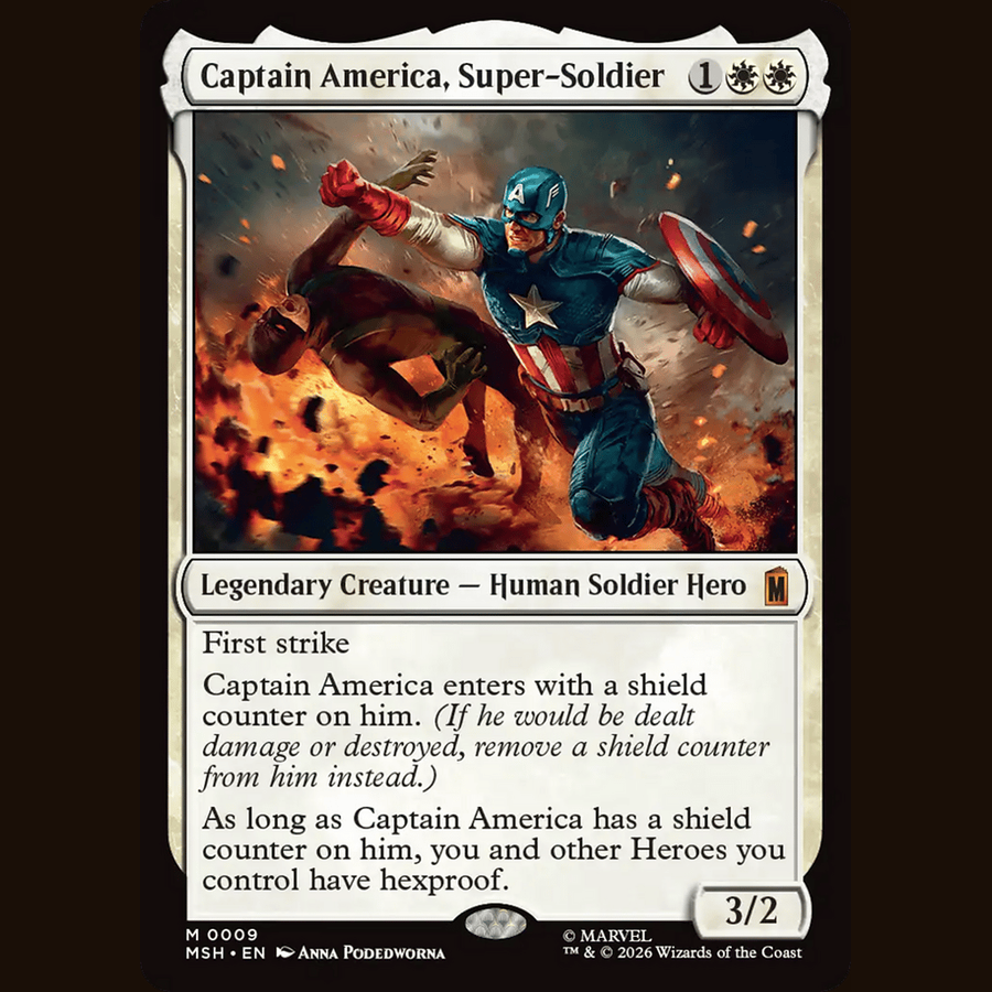Captain America, Super-Soldier [Marvel Super Heroes] full-card image