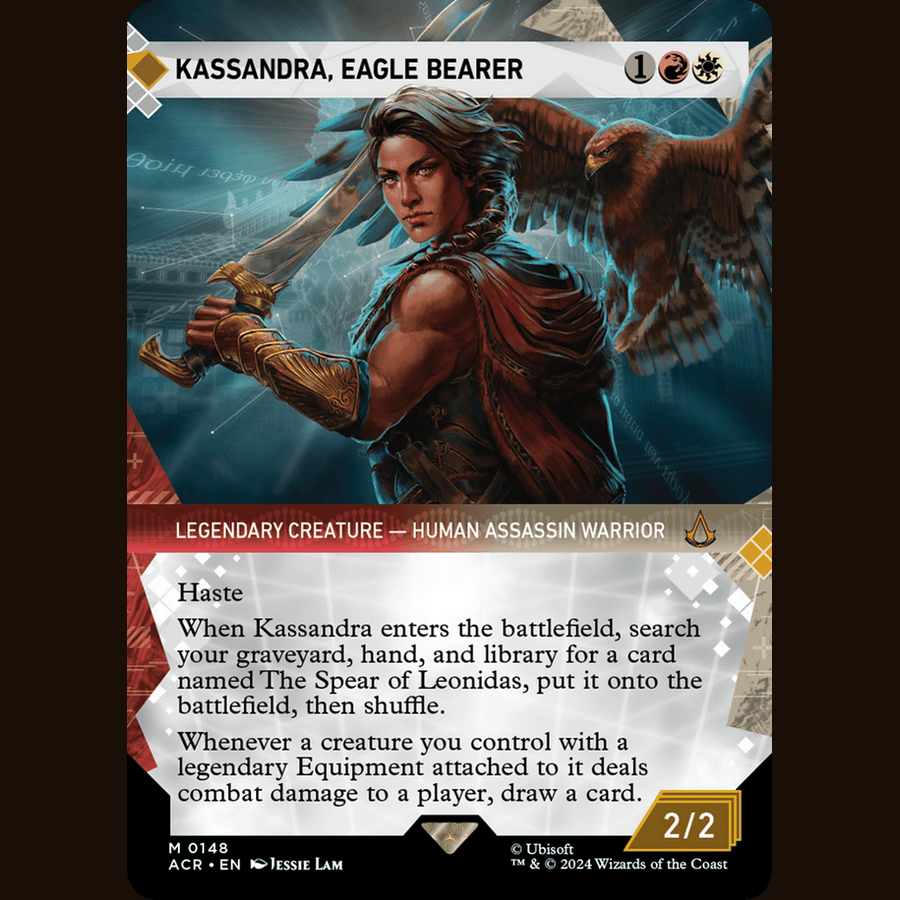 Kassandra, Eagle Bearer (Showcase) [Universes Beyond: Assassin's Creed] full-card image