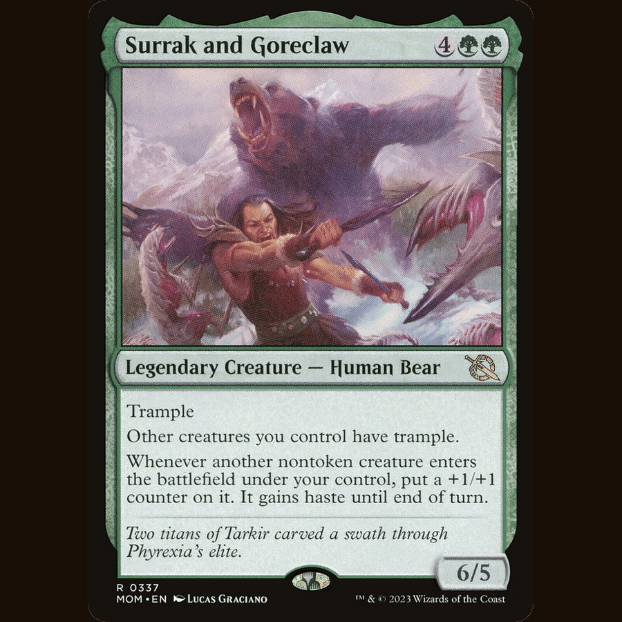 Surrak and Goreclaw [March of the Machine] full-card image